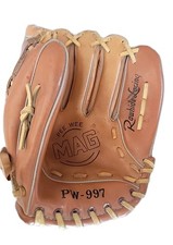 MAG Pee Wee Baseball Glove Handcrafted Leather Lacing PW-997 Right Hand READ 