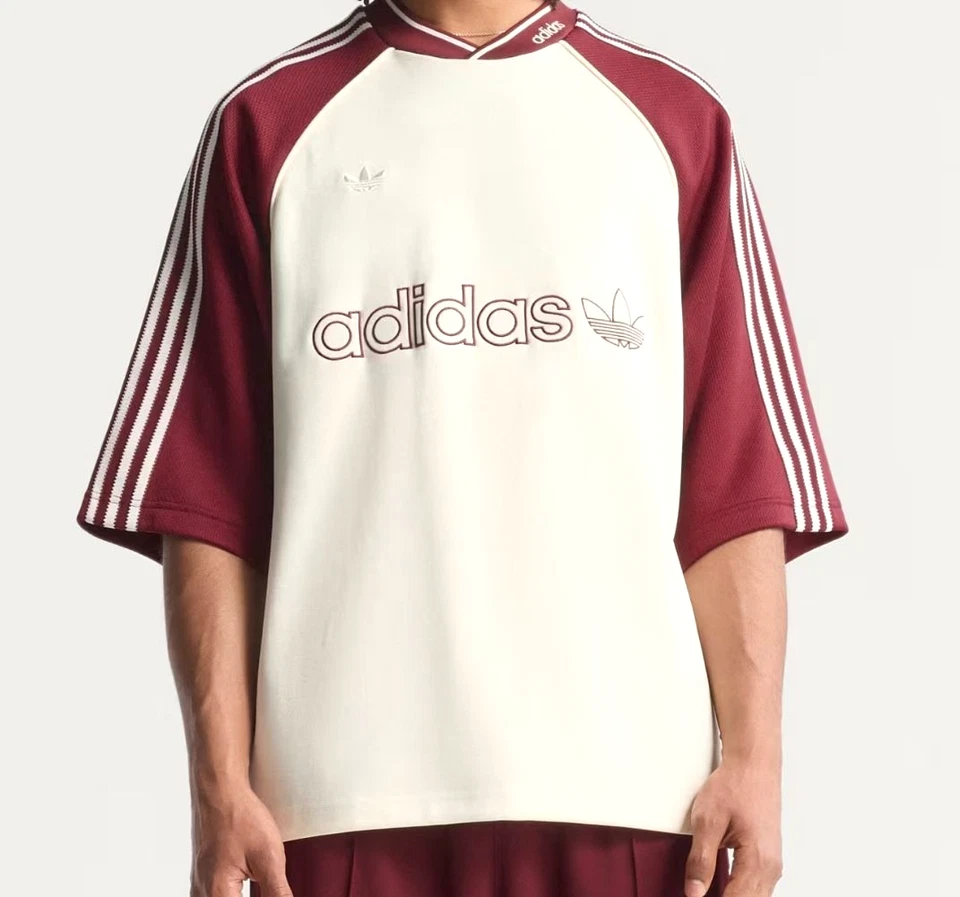 Mens adidas Originals California Trefoil Long Sleeve Shirt Size 2xl \#ed5959