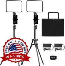 Kit De Iluminaci n Para Fotograf a De 2 Unidades, Kit De Luz De Video LED NUEVO.