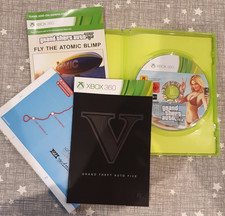 Grand Theft Auto V (GTA 5) Xbox 360 BOX MAP MANUAL and DISC 1 ONLY. FREE POSTAGE