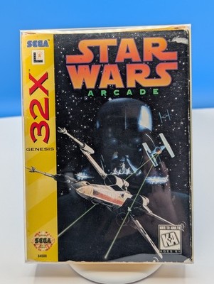 SEGA 32x STAR WARS Arcade 1994 CIB Original Game w/Booklet