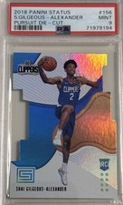 🔥Shai Gilgeous-Alexander 2018 Panini Status (RC) #156 PSA 9 DIE CUT ROOKIE🔥