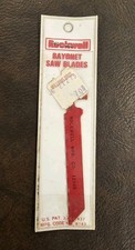 NOS Rockwell Bayonet Saw Blade Cutting Tools