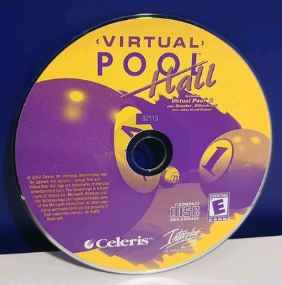 Virtual Pool Hall  / Billard / Interplay - Retro PC Spiel  