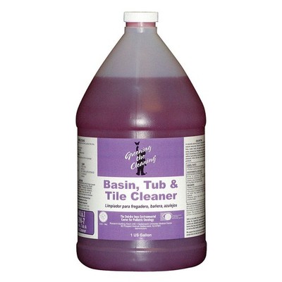 GREENING THE CLEANING  Bathroom Cleaner,1 gal,Jug,Purple, PK4 11U175