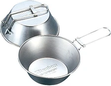 Evernew Titanium Sierra Cup - Lightweight, Durable Foldable Hand Mug for