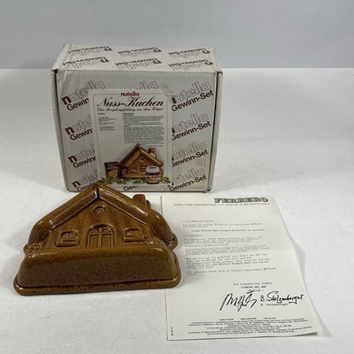 Nutella Haus Keramik Backform Gewinnspiel Original Ferrero Rarität Vintage Top