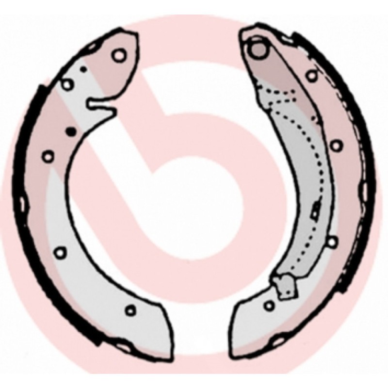 Ganasce freno S 61 522 BREMBO per PEUGEOT RENAULT CITROËN - Immagine 2