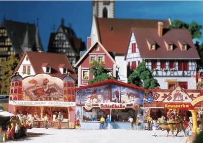 Faller Midway Booths 140320 HO Scale