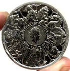 2021 Silver Great Britain 2 Oz Queens Beast Completer .9999 Fine Coin Royal Mint