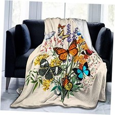 Butterfly Blanket Beautiful Butterfly Throw Blanket Ultra 50"x40" Butterfly 1
