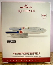 Hallmark Keepsake Ornament 2015 Star Trek U.S.S. Enterprise NCC-1701-C, NOS