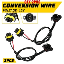 5202 2504 to H11 H8 Fog Light Conversion Wire Harness Pigtail Socket Plugs 2-20X