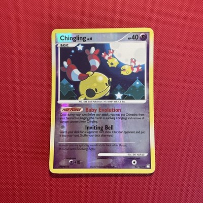 Chingling 42/123 Pokémon Mysterious Treasures Rev Holo , LP-MP+ , Quick Shipping