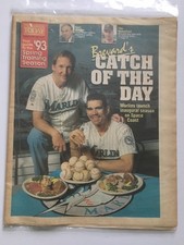 Miami Florida Marlins Florida Today Spring Training 1993 Newspaper Section