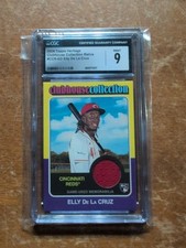 2024 Topps Heritage - Clubhouse Collection Relics Elly De La Cruz #CCR-ED