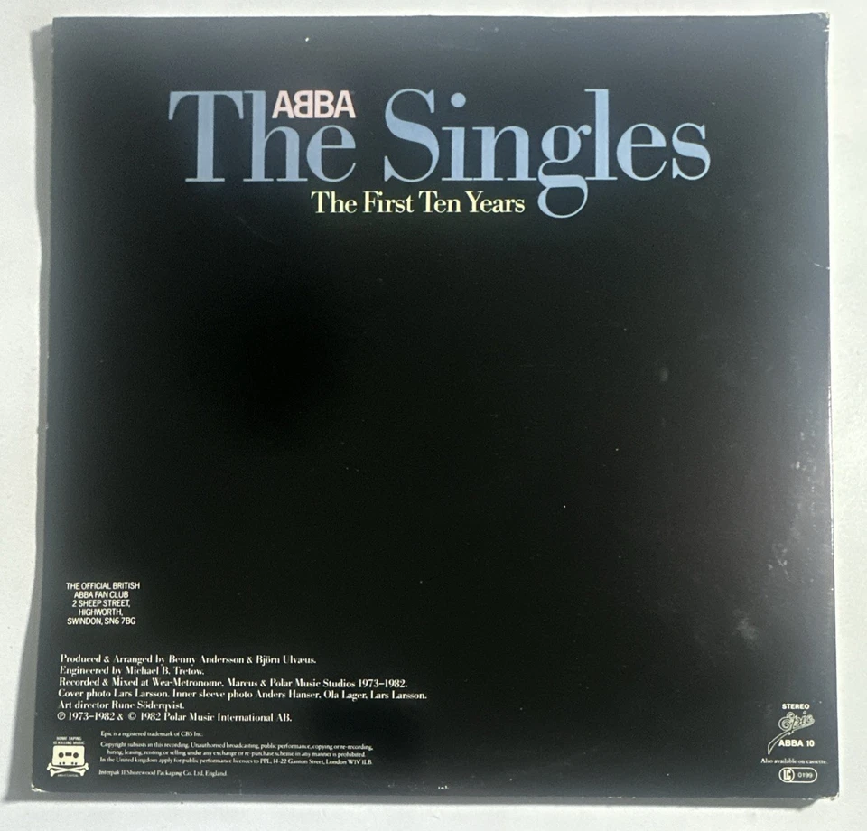 ABBA - The Singles The first Ten years Double Vinyl LP Record with Inners EX/EX - Image 3 of 4