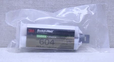 3M Scotch-Weld Urethane Adhesive DP604NS, Black, 48.5 mL Duo-Pak [exp: Mar 26]