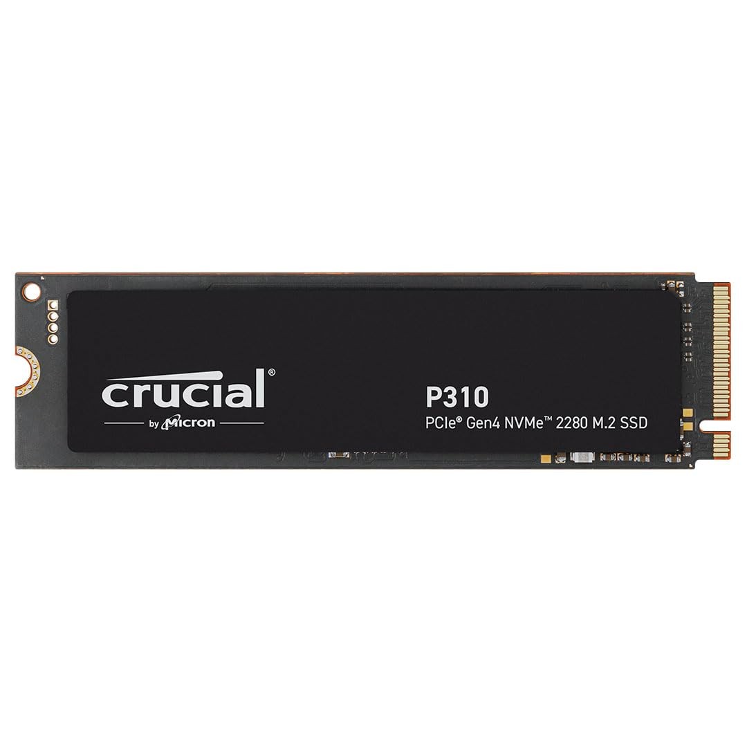 Crucial P310 SSD 4TB PCIe Gen4 NVMe M.2 2280, fino a 7.100 MB/s, (b9k)