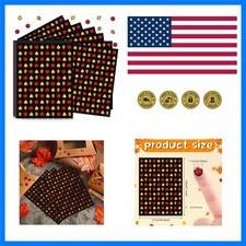 2400 Pcs Small Thanksgiving Fall Leaf Stickers Mini Fall Stickers Oak Maple S...