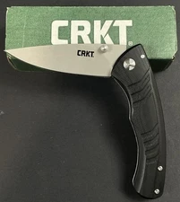 CRKT 7031 Full Throttle Assisted Opening Knife Black G10 & Stainless Handle -NEW