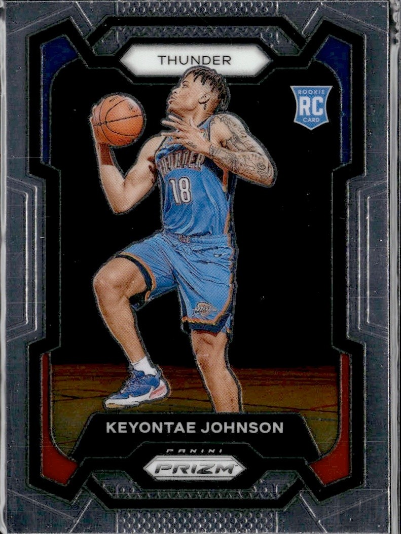 2023-24 Panini Prizm Keyontae Johnson #176 RC Rookie Thunder Basketball