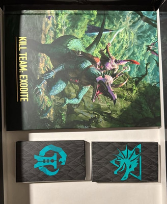 Warhammer Kill Team Exodite Book, Cards, Templates, Mission Envelopes