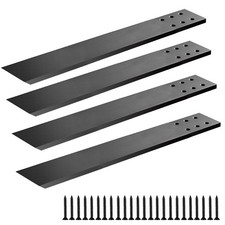 LX2.5 4 Pack Granite Bar Support Brackets - 20" L x 2.5" W, 3/8" Thick, Heavy...