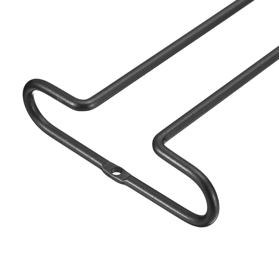 4 peças rack de vidro de vinho sob armário 10 polegadas para coluna de taça de 5,5 mm preto - Imagem 4 de 4