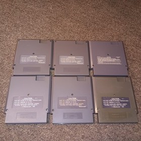LOT OF 6 NES NINTENDO GAMES = TYSON PUNCH-OUT DONKEY KONG GUMSHOE DR. MARIO BLOB