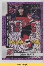 2017-18 O-Pee-Chee Platinum Marquee Rookies Violet Pixels Jesper Bratt READ 07hg