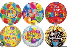 Mylar Balloons 100 Pack Assorted