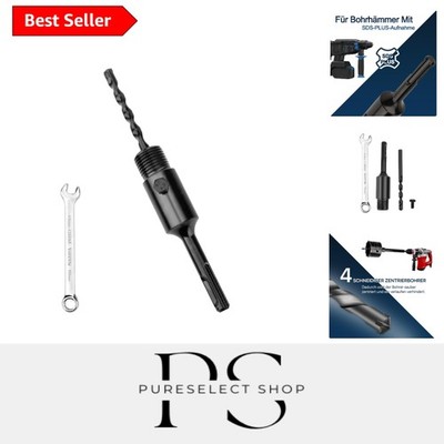 4-Schneidiger Zentrierbohrer 8x110mm mit 110mm SDS Plus Verlängerung für Profis