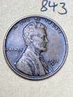 1931-D LINCOLN WHEAT CENT, nice condition, "Extremely Fine", low mintage, #843