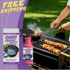Fast-Acting Heavy-Duty Grill Degreaser Spray, Bbq Grill Cleaner,Grill Cleaner