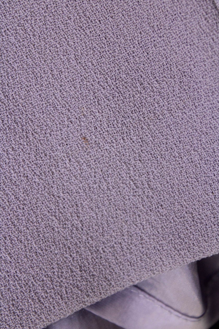 Michael Kors Womens Wool Cut Out One Shoulder Zip Back Shift Dress Purple Size 2 thumbnail 5