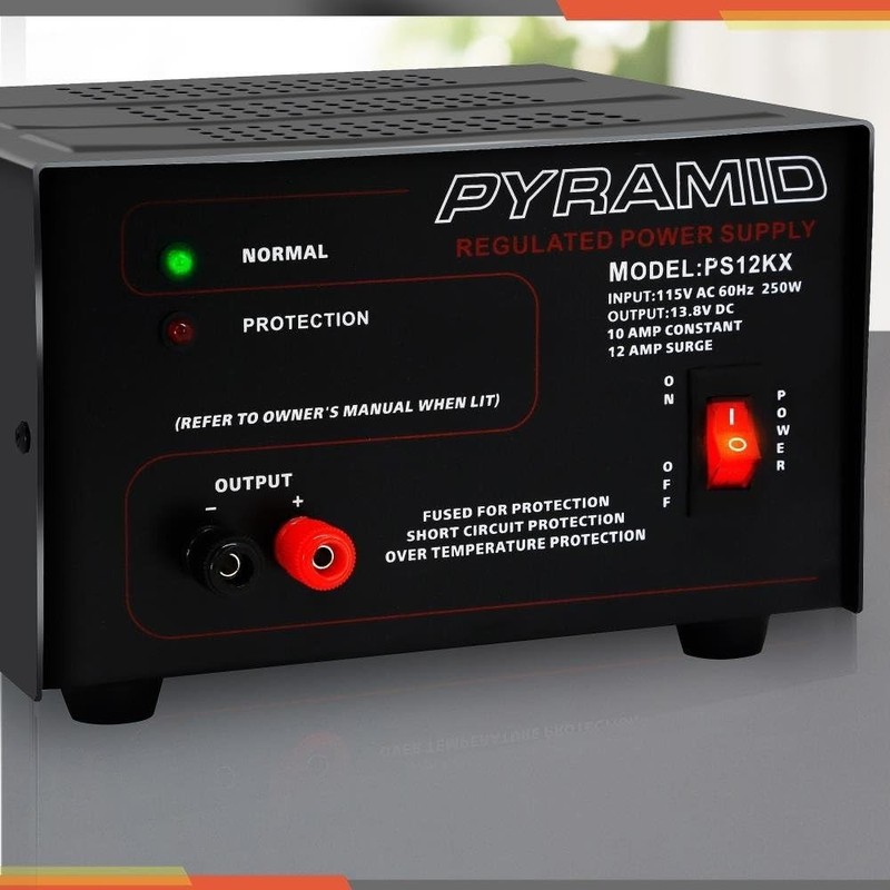 Pyramid PS12KX 10A/12A Linear Bench Power Supply AC to DC Converter 13.8V
