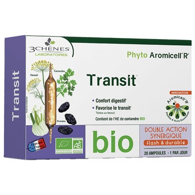 Les 3 Chênes Phyto Aromicell'R Transit Bio 20 Ampullen ist ein Nahrungsergänzung