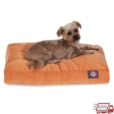 Rectangle Washable Dog Bed Non Slip Comfy Pet Crate Bed W/ Removable Cover New