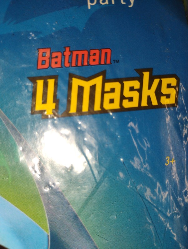 Hallmark Party Batman Mask Four In A Pack