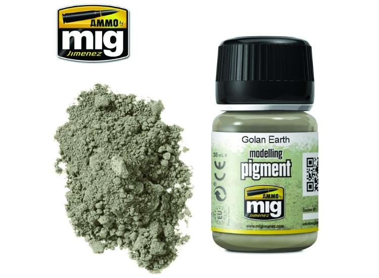 Ammo Mig A.MIG3026 35ml - Pigments - Golan Earth