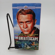 The Great Escape VHS 1996 2-Tape Set Widescreen Screen Epics Steve McQueen