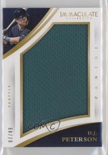 2015 Panini Immaculate Jumbo 7/49 DJ Peterson #21 i5q