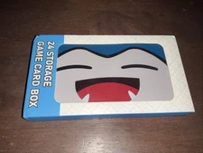 Nintendo Switch 24-Slot Game Card Holder Case – Snorlax Blue Storage Box - RARE