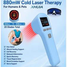880mW Home LLLT Laser Therapy Device For Chronic Acute Pain Relief 650nm 808nm