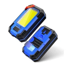  LED Work Light Rechargeable Magnetic Portable Mechanic Worklight Battery Blue