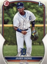 2023 1st Bowman Paper #BP-4 Javier Osorio