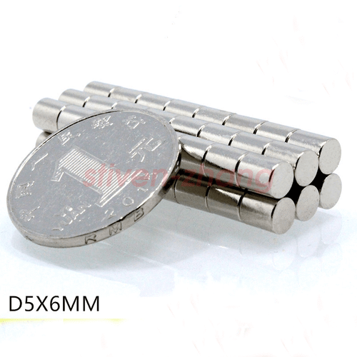 100PCS 5x6mm N50 Neodymium Disc Super Strong Rare Earth Fridge Magnet D5x6mm - Picture 2 of 3