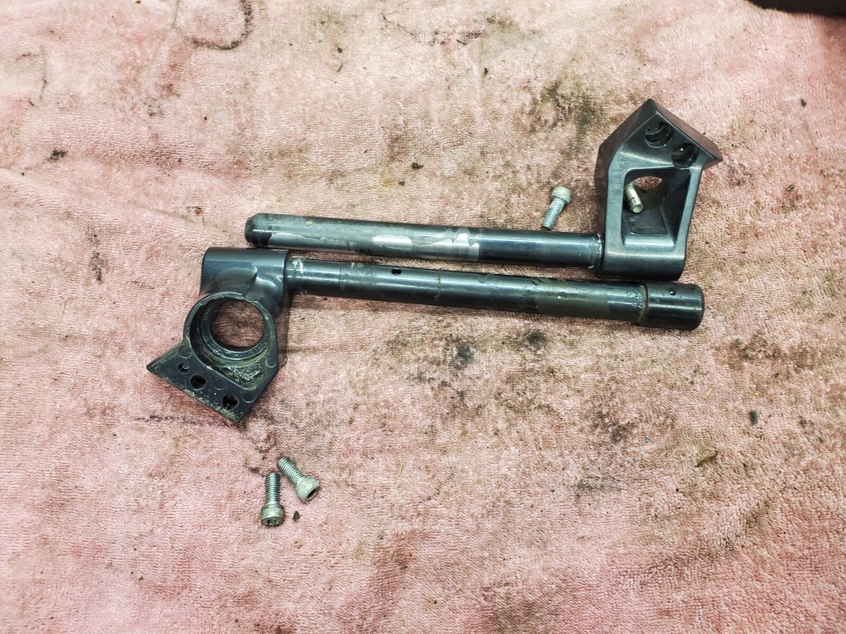 クリップさん 1998 Kawasaki ZX600 E ZX 600 RIGHT & LEFT HANDLEBAR CLIP ON