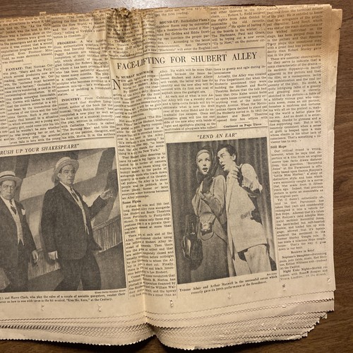 Periódico de colección The New York Times domingo 12 de junio de 1949 sección 2 **mal estado** - Imagen 10 de 20